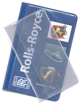 Large Clear Vinyl Tally Book Pockets